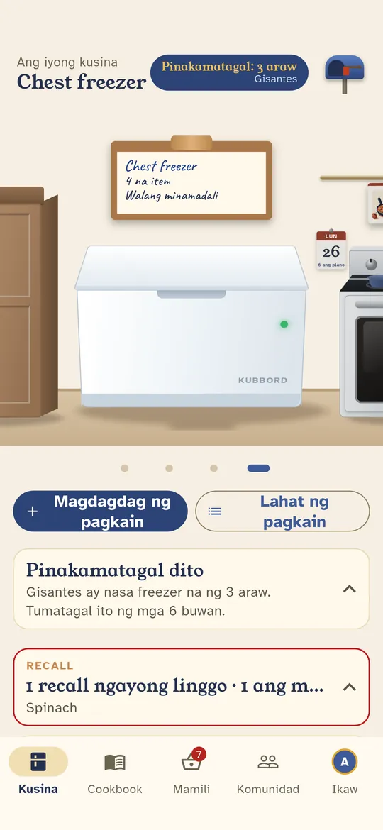 Naaalala ng freezer kung gaano na katagal ang mga gamit sa loob.