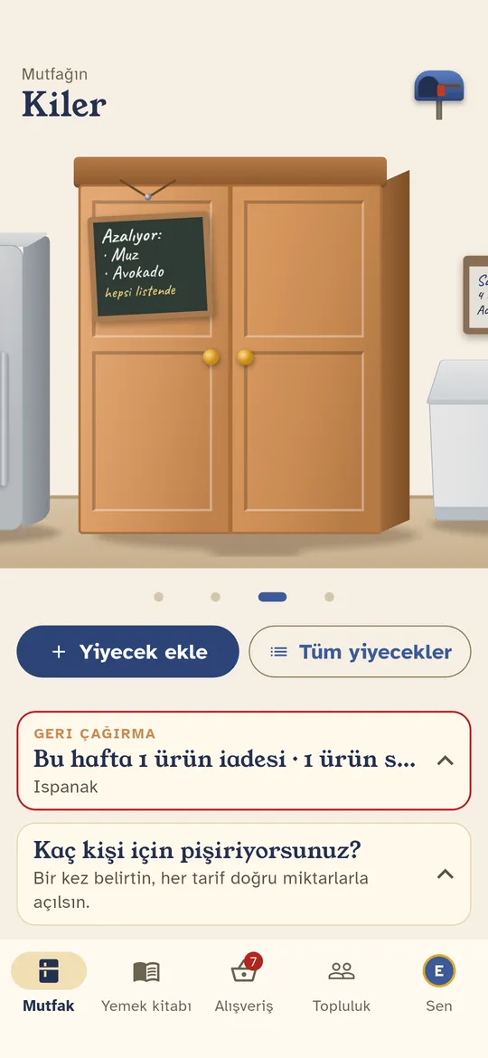 Kiler, neyin azaldığını göz önünde tutar.